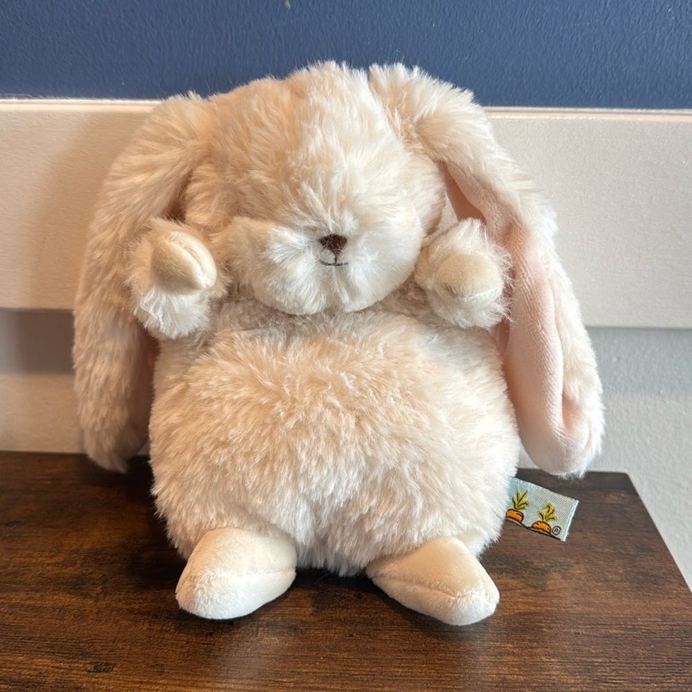 Bunnies By the Bay Wee Petal Bunny cream, Plush Soft Stuffed Animal Toy